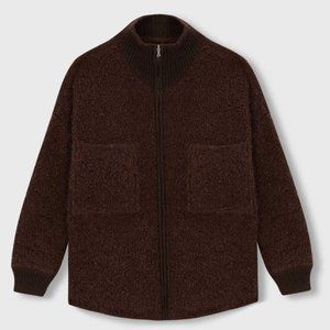 Wool & Mohair Jacket - Size 1, Tierra (brown)